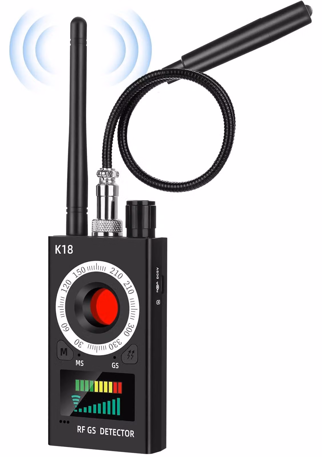 Rilevatore 4-in-1 per telecamere nascoste e localizzatori GPS