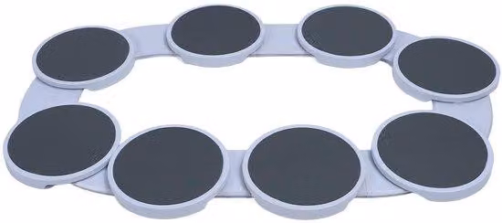 Organizzatore per sedia girevole - Tavolo rotante - Rotazione a 360 gradi - Plastica ABS - 16 accessori - Design pratico - Piatto girevole
