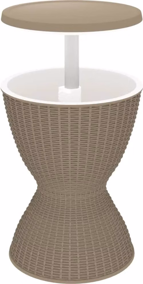 Tavolo Frigo 3 in 1 Polipropilene Marrone Chiaro