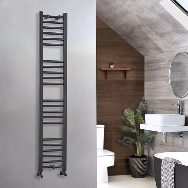 Scaldasalviette Piatto Moderno - Antracite - 1600mm x 300mm - Artle