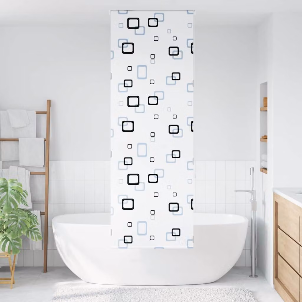 vidaXL Tenda a Rullo Doccia 70x240 cm Larghezza Tessuto 66 cm