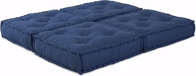 Unit¨¤ di Divano Modulare 2 pz Indaco 140 x 70 x 36 cm Tessuto CFW5692946