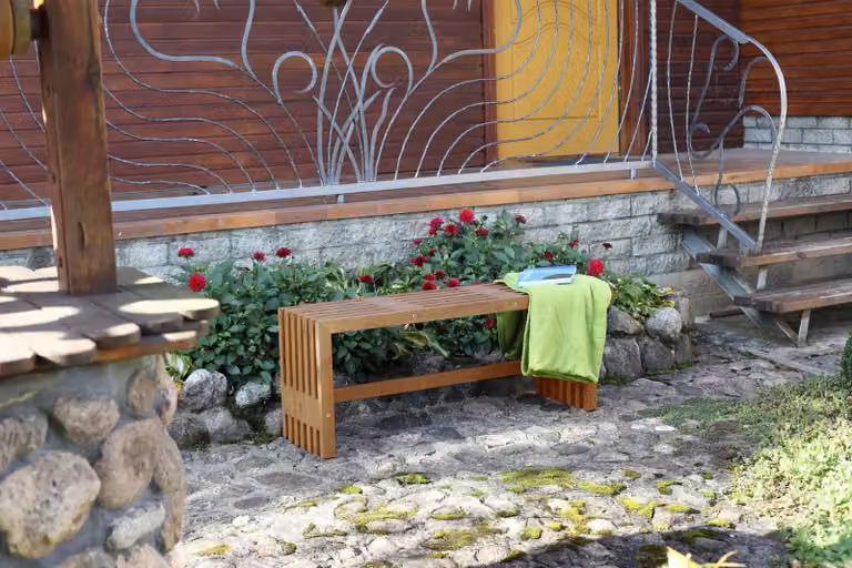 Sedile a panca CUBE miele (marrone)