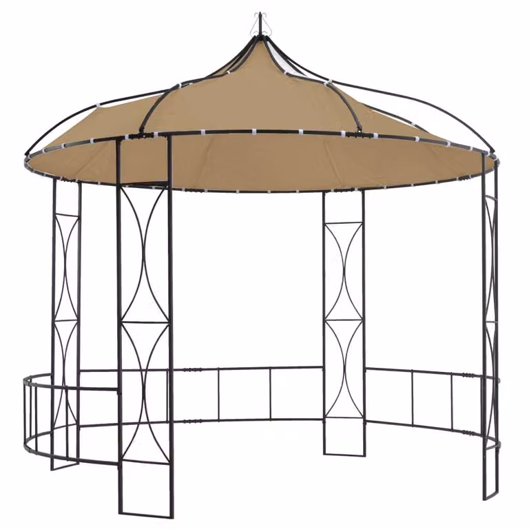 Padiglione 300x290 cm Taupe Round