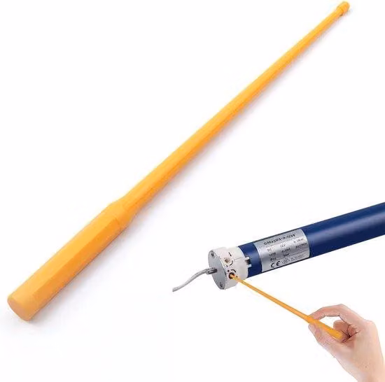 Motore automatico per tapparelle - Tubo tondo da 21 cm - Automazione per tapparelle - Con pulsante