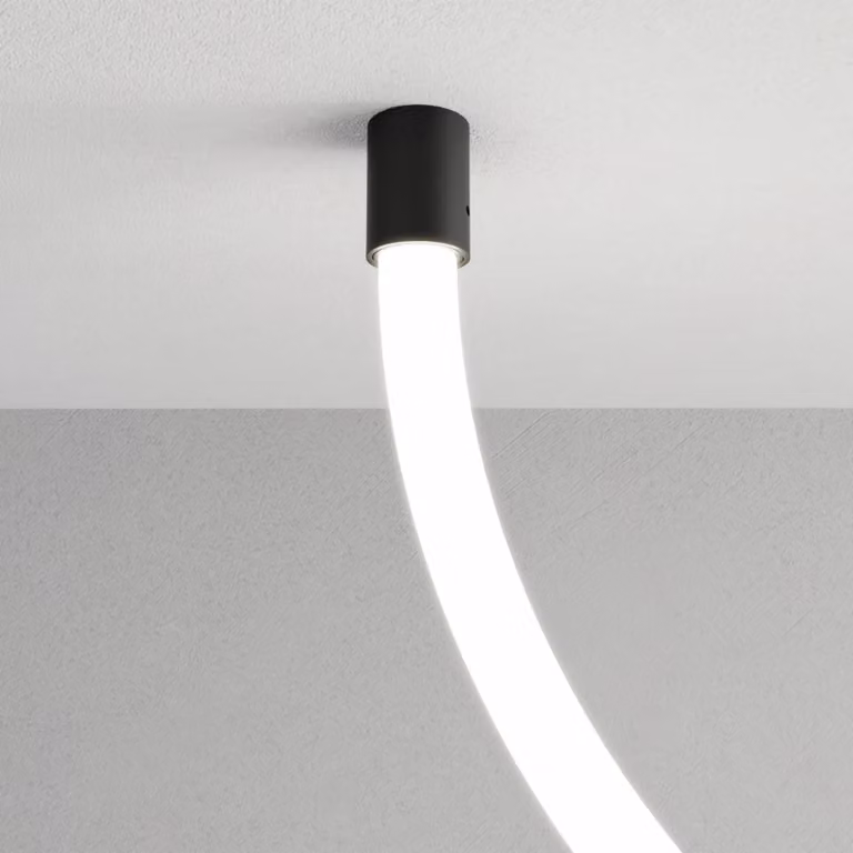 ARELUX XLOOP 25 - Elemento da parete/soffitto - Biela