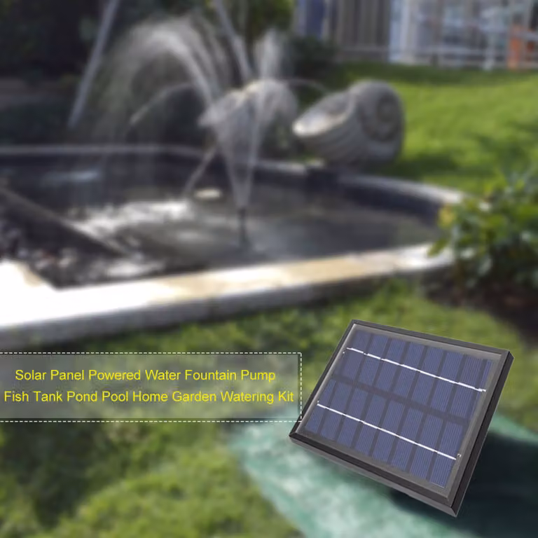Pompa dell'acqua del pannello solare, pompa solare della fontana, pompa solare, corredo solare della pompa, pompa solare dello stagno
