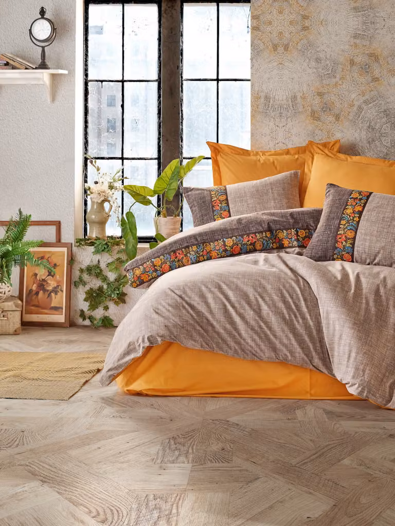 Set di biancheria da letto, 200x220 cm, 4 pezzi