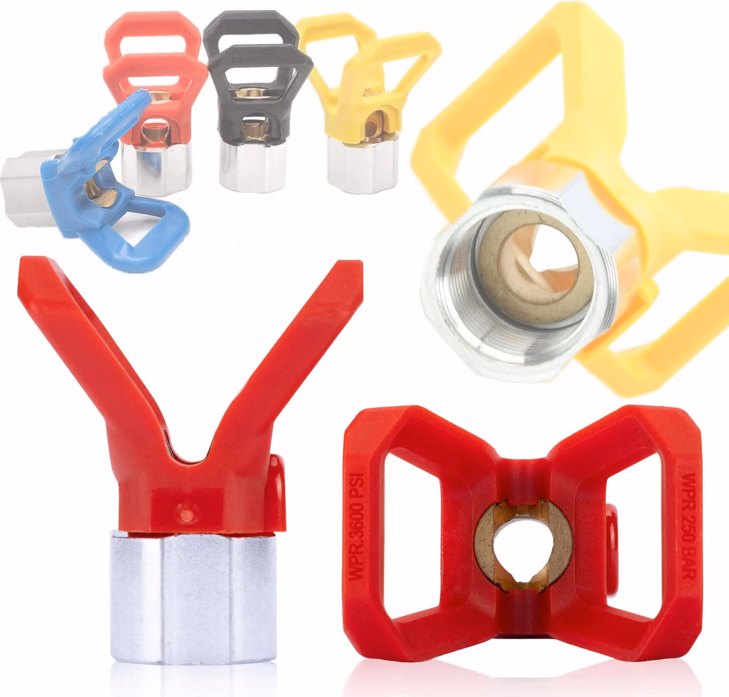 Rosfix Protezione Ugello da 7/8" - Universale per Pistole a Spruzzo e Spruzzatori Airless | Compatibile con Wagner, Titan, Yato, Dedra | Durevole