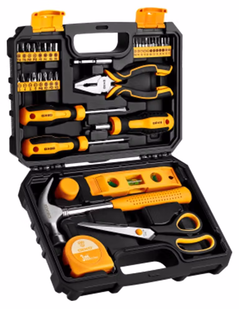 Solidchoice - Kit completo di utensili con 42 pezzi, ideale per il fai-da-te