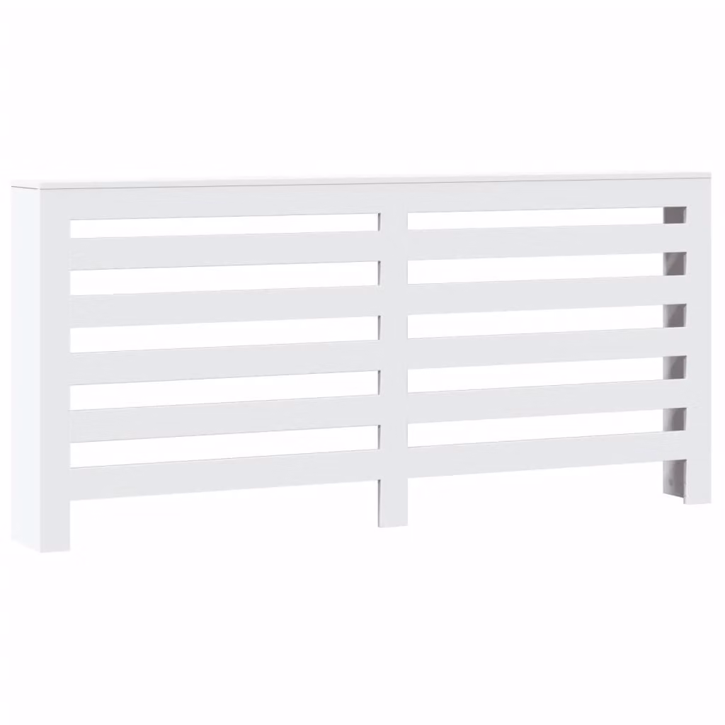 Copertura Termosifone Bianca 175x20x82 cm in Legno Multistrato