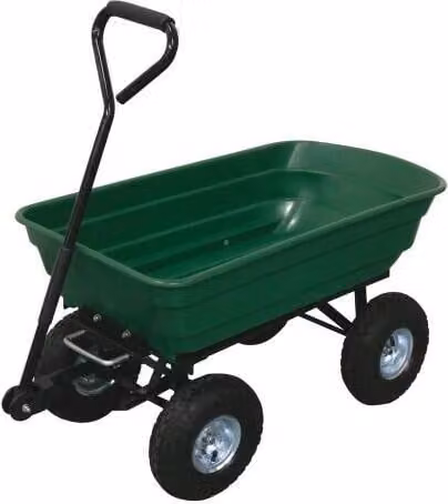 carrello da giardino 70l, corpo 94x50,5x21cm