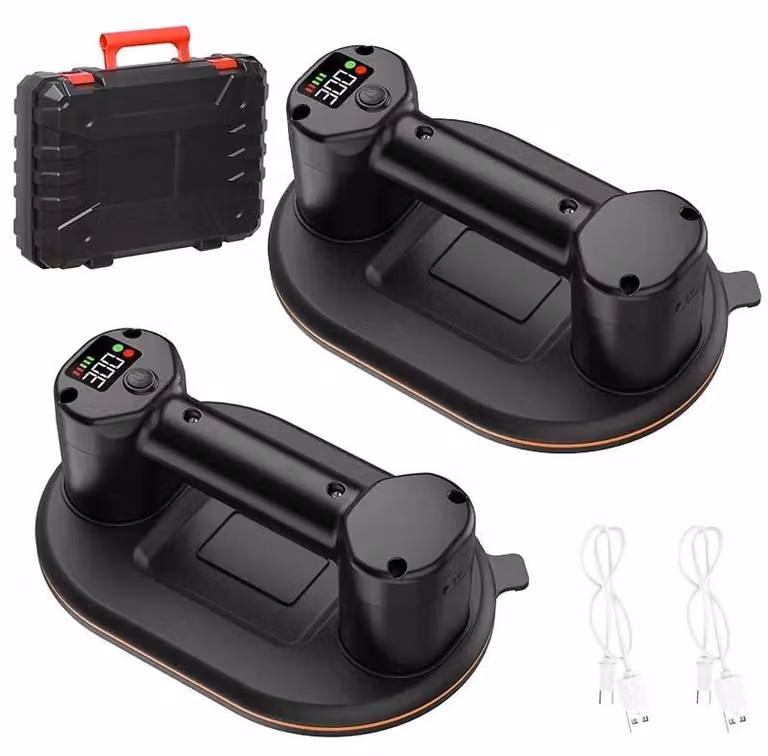 Ventosa elettrica, doppio motore, capacità di carico 300 kg, 2PCS