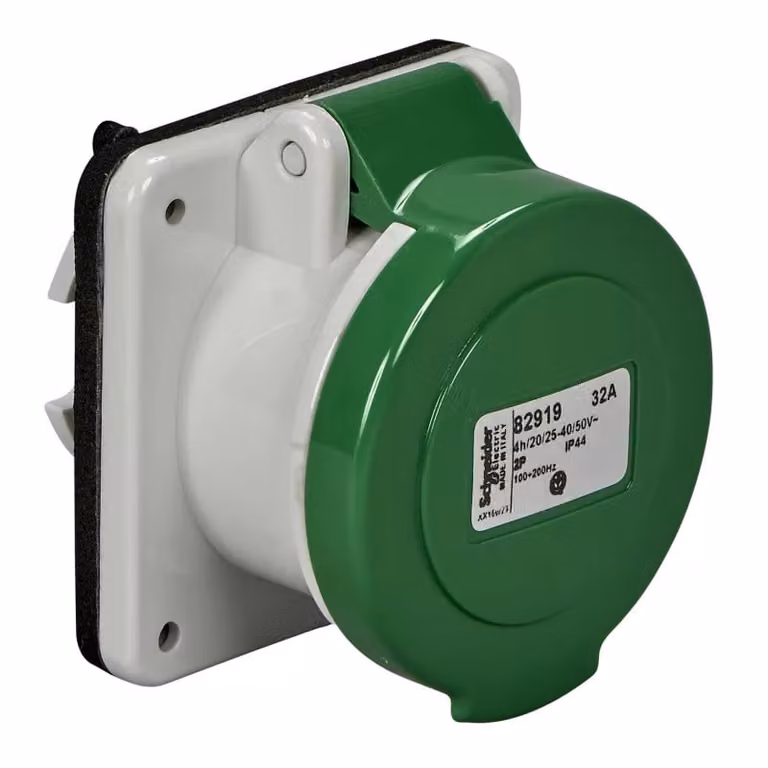 Presa da incasso Schneider Electric, 32 A, 2 poli, 20-25 V CA, IP44 82919