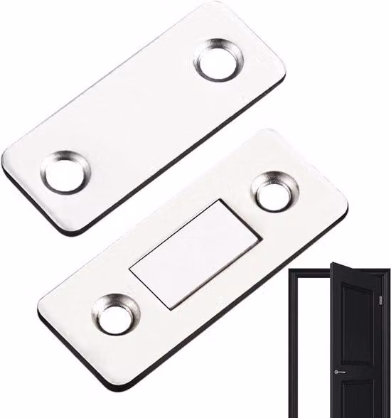 Guarnizione magnetica per cassettoni - Ultra sottile - Spessore 4 mm - Argento