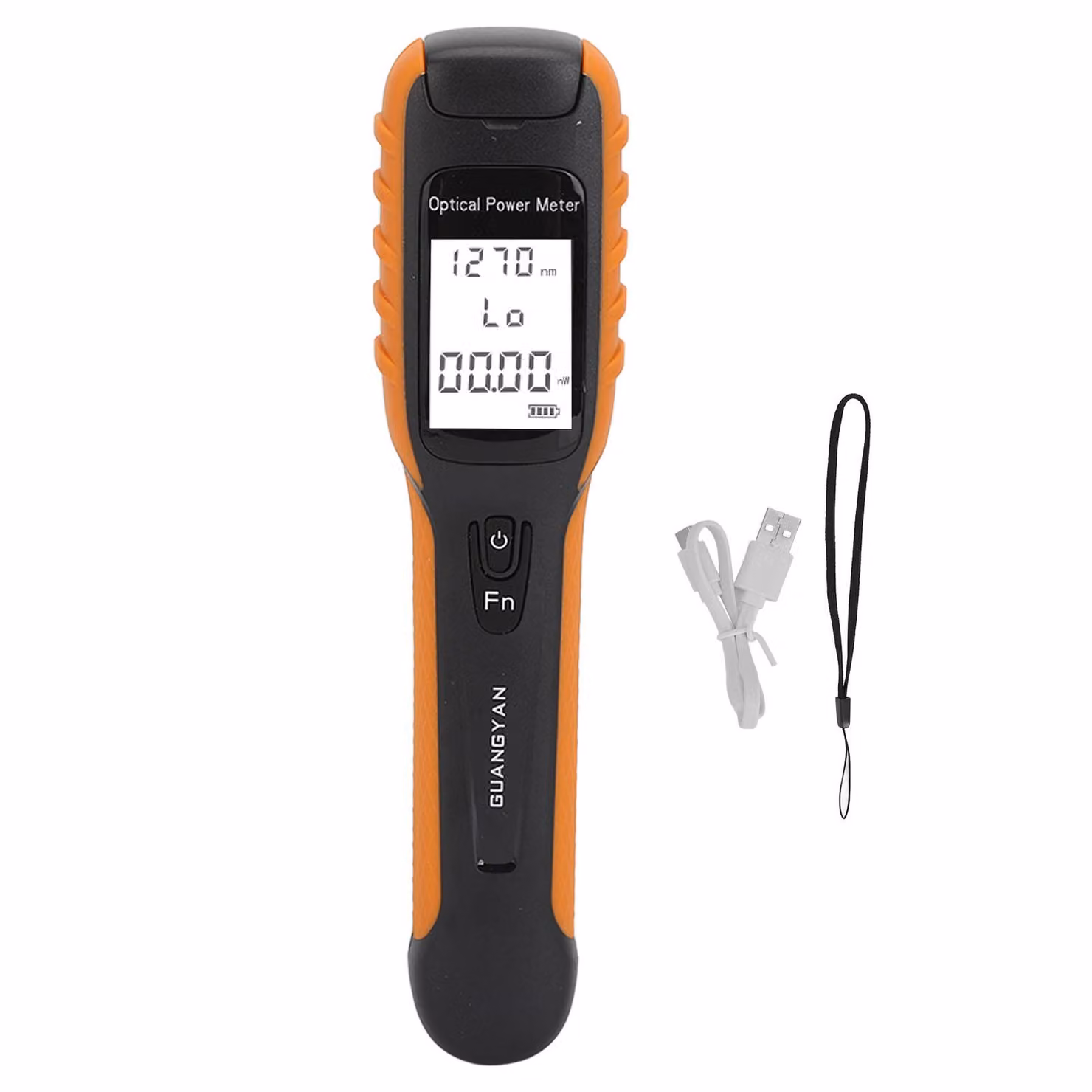 Misuratore di potenza per fibre ottiche da -70 a +6 dBm, supporta interfacce SC, FC e ST, tester per cavi in fibra ottica mini e di alta precisione