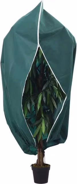 Set di 10 coperture con cerniera vidaXL verdi per orto e giardino ornamentale, materiale plastico 70 g/m², L: 314 cm x P: 254 cm