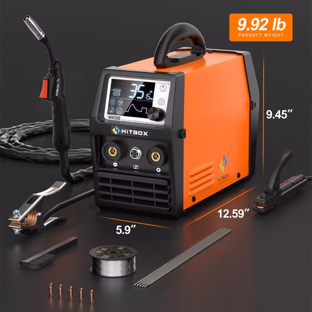 Saldatrice multifunzione 4-in-1 MIG inverter - Potenza: 200 W - Filo di diametro 0.8-1.0 mm