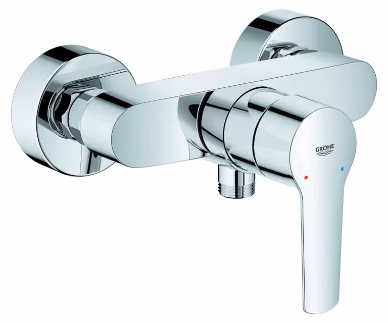 Miscelatore monocomando per doccia, da montare a parete, cromato, attacco 1/2"