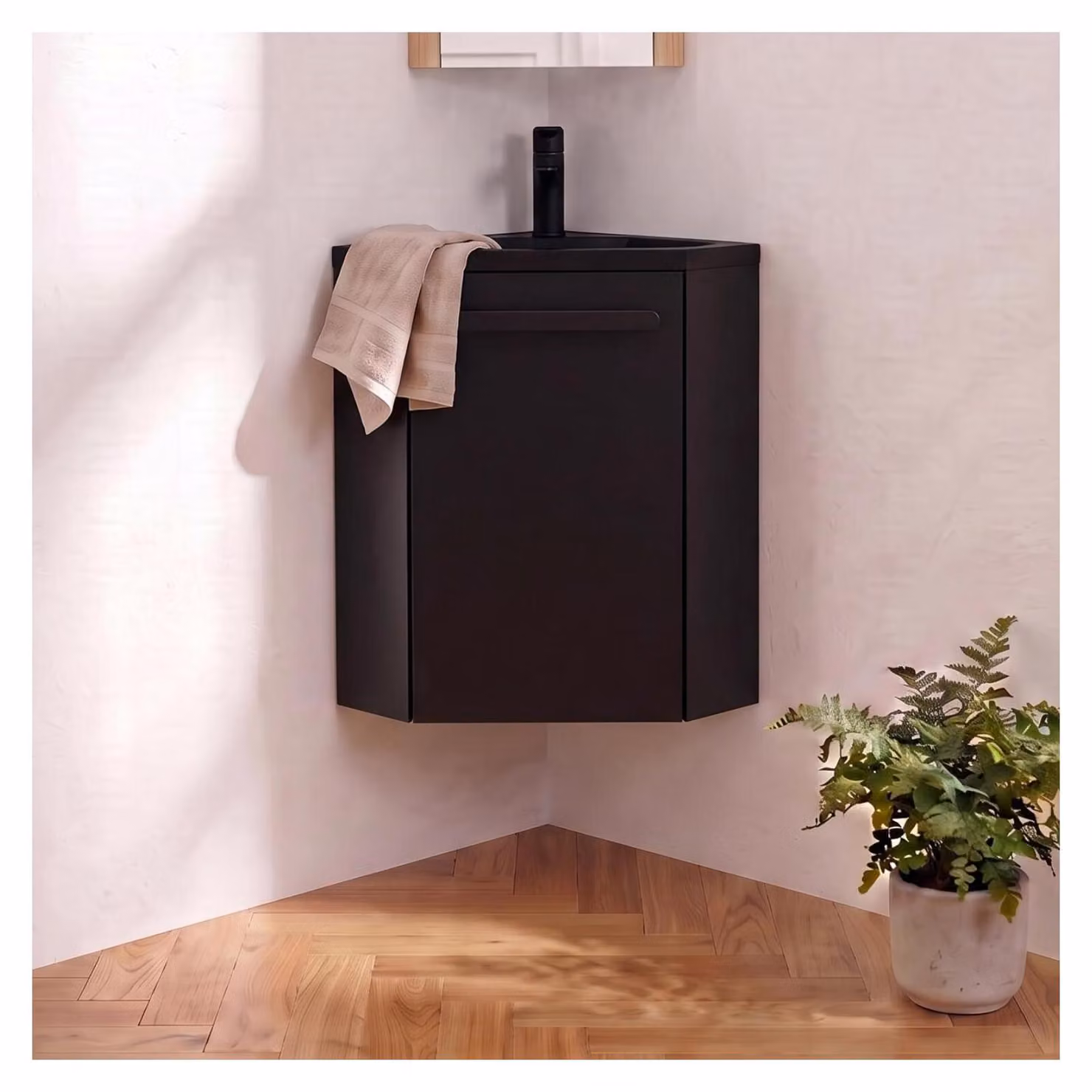 Mobile lavabo angolare SKINO