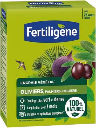 Fertilizzante per ulivi, fichi, palme Uab 650 g /nc - Fertiligene