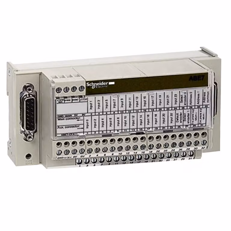 Morsettiera Schneider Electric ABE7, per canali analogici e di contatore ABE7CPA01