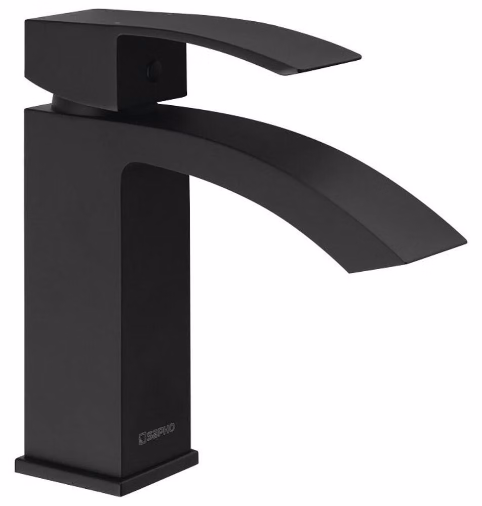 Sapho Ginko - Miscelatore per lavabo, nero opaco 1101-02B