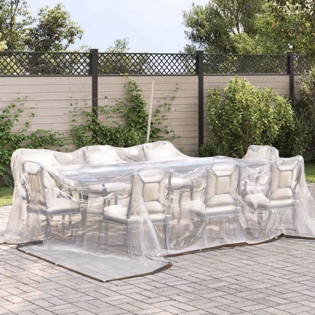 Telone Trasparente con Occhielli 4x4 m in Polietilene
