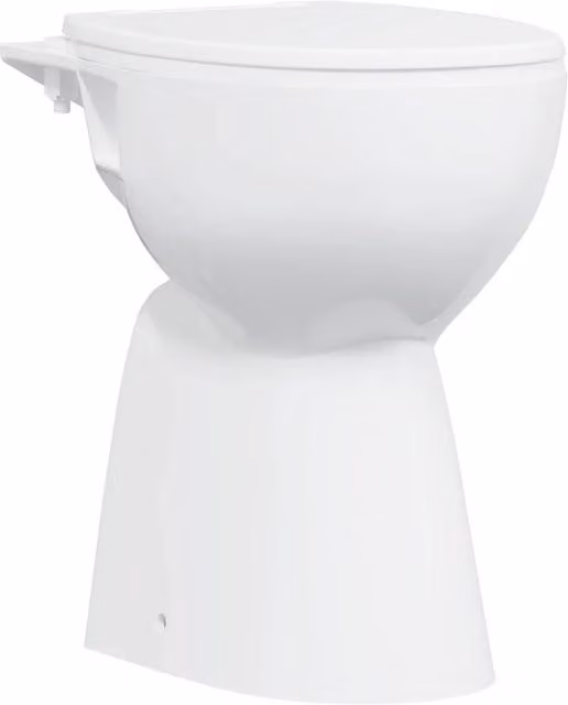 WC Senza Brida 7 cm Altezza Extra Chiusura Rallentata Ceramica Bianca CFW8955381