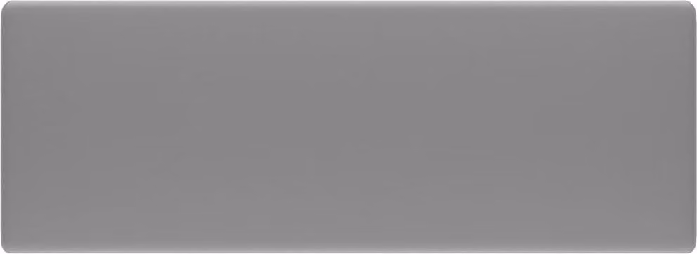 Lavabo con Troppopieno Cubico Grigio Opaco 41x41 cm in Vetroceramica