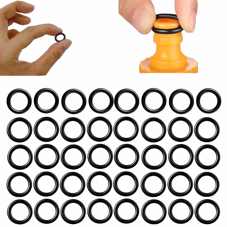 O-ring, materiale in gomma, dimensione 3/8 di pollice, confezione da 40 pezzi, adatto per idropulitrici, resistente e durevole per applicazioni ad alta pressione