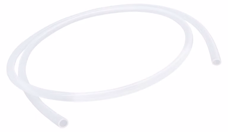 Tubo in silicone flessibile, diametro interno 6 mm, diametro esterno 8 mm, lunghezza 2 metri, trasparente, per uso in cucina
