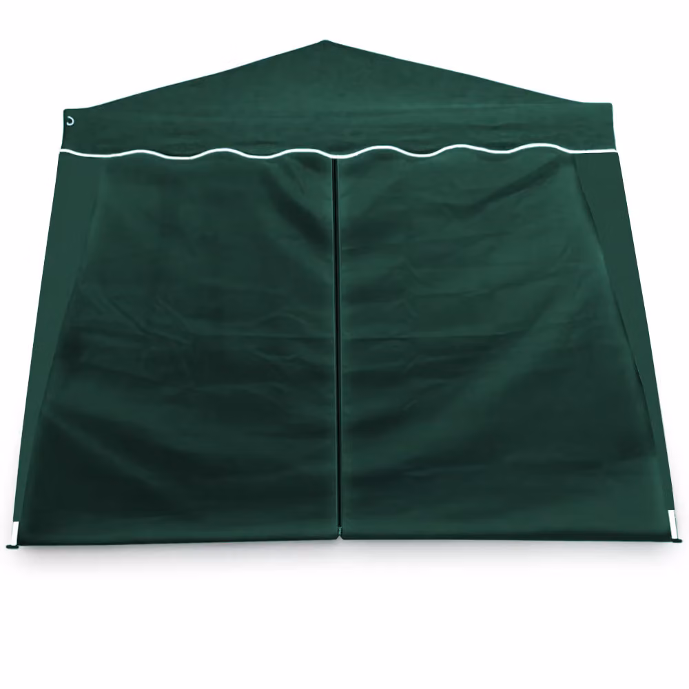 Padiglione pieghevole Deuba® Capri Green con 2 pareti laterali e finestra, L/P: 3 x 3 m, H: 2,5 m – 2
