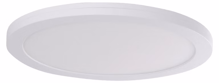 Plafoniera LED, metallo, bianco, CCT, P 29 cm