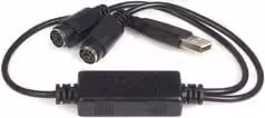 Adattatore Startech.Com da PS2 a USB per Tastiera e Mouse, Nero