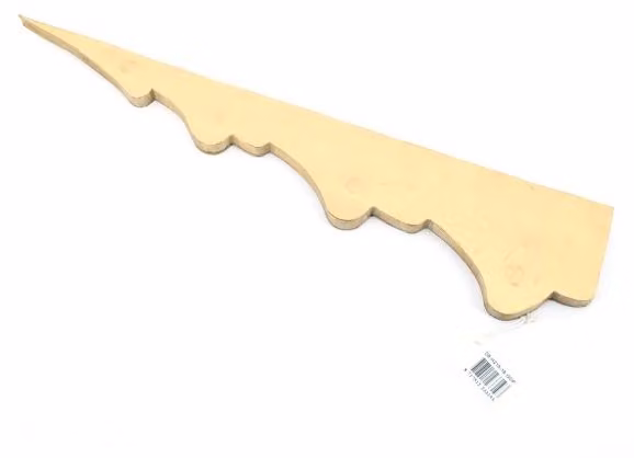 Albero di Natale in carta alveolare, color oro, altezza 45 cm. Prodotto con materiali naturali