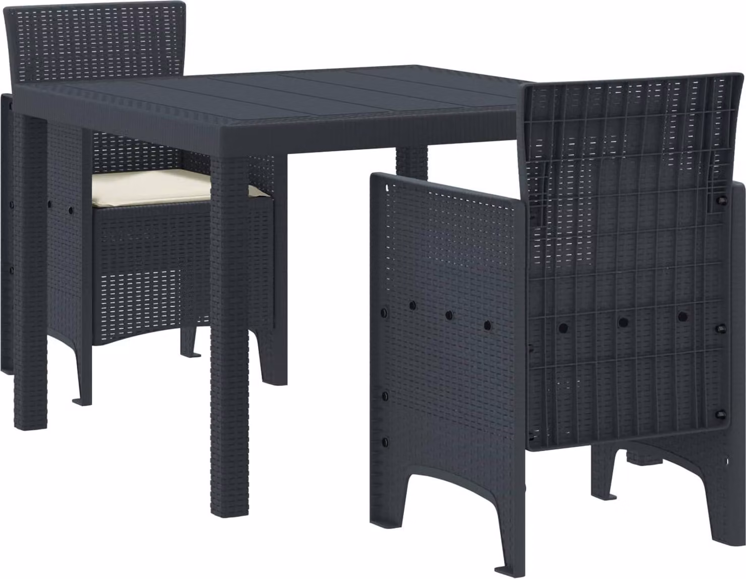 Maison Exclusive - 3 pezzi, colore antracite