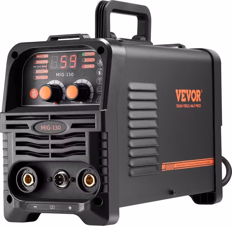 Saldatrice MIG 130 Ampere Saldatrice MIG 3 in 1 con filo animato MIG/Stick/Lift TIG