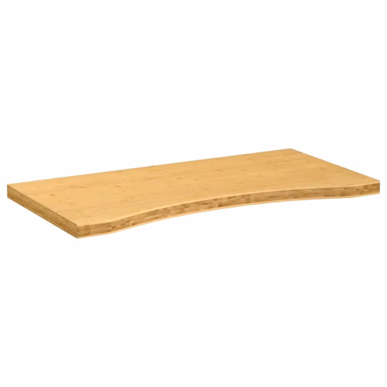 vidaXL Piano scrivania 110x55x4 cm in bambù