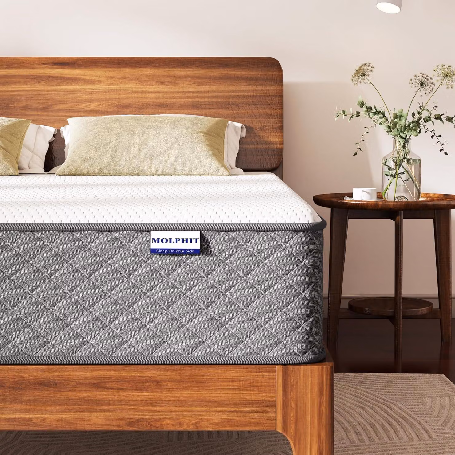 Materasso a molle insacchettate, dimensioni 90x200 cm, con OEKO-TEX, spessore 25 cm, materasso a molle insacchettate di tipo H3 e H4, con sistema ergonomico a 7 zone e imbottitura in materiali traspiranti