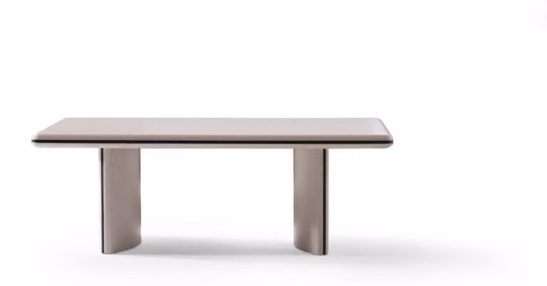 Beiger Holz Couchtisch im modernen Design