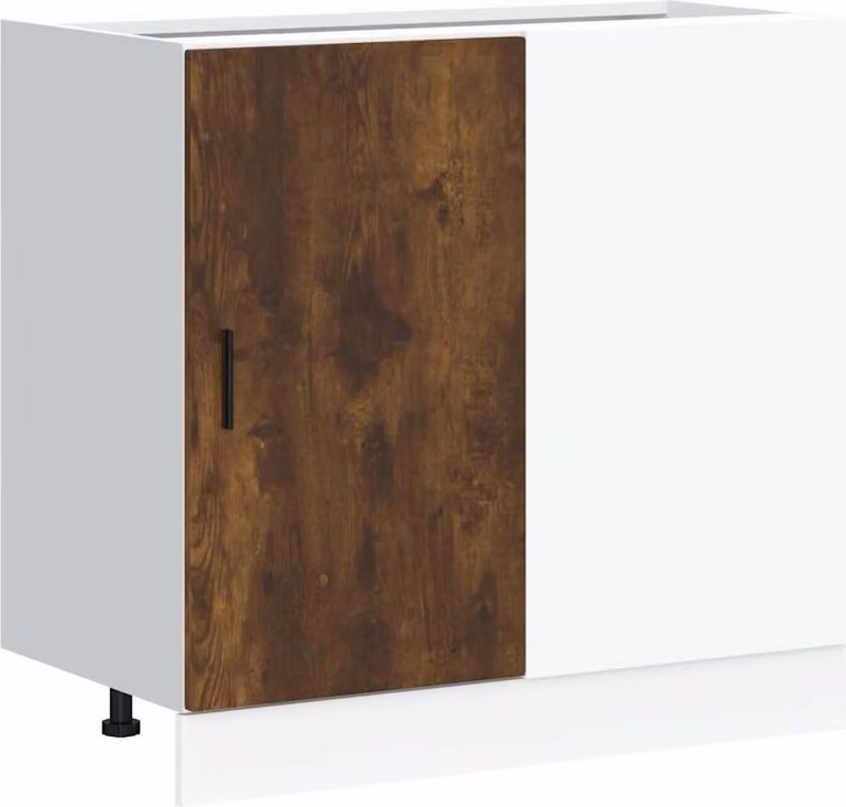 Mobile Base Lavello “Lyon” Rovere Fumo in Legno Multistrato