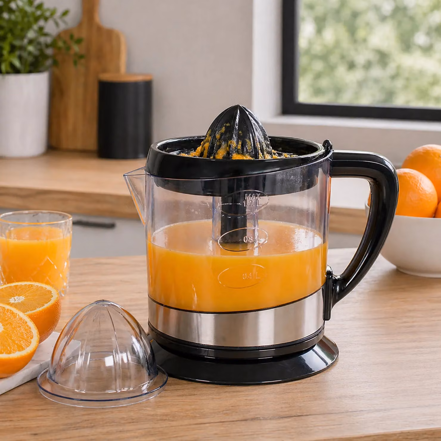 Spremiagrumi elettrico DICTROLUX Quick Juice da 40 Watt con vano per lo stoccaggio del cavo – 2