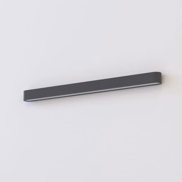 Applique LED Nowodvorski Lighting Soft Wall 7534 in alluminio grafite e bianco