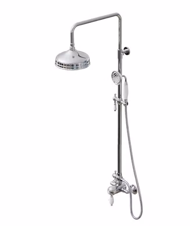 miscelatore per doccia retro STADFORD argento cromo Lauferi