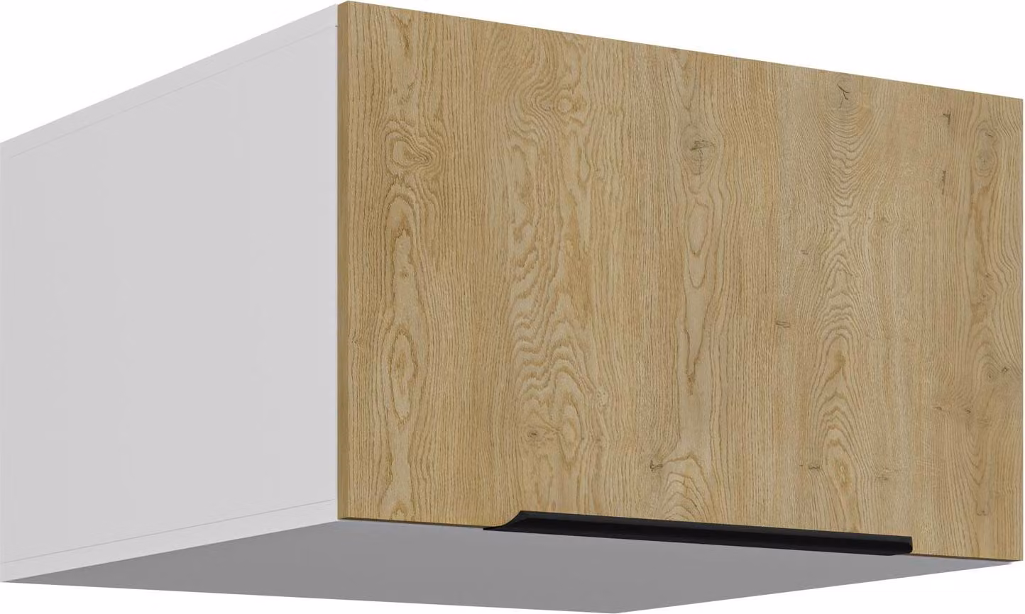 Credenza alta da 60 cm CREMONA in rovere chiaro + bianco opaco Angolo cottura Blocco cucina Cucina Cucina componibile