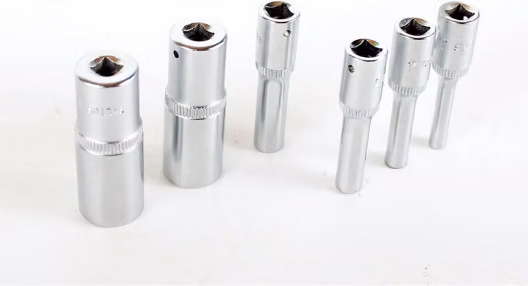 SALTUS Set di chiavi a bussola da 1/4" 3-14 mm a doppio esagono 6 pezzi lunghi