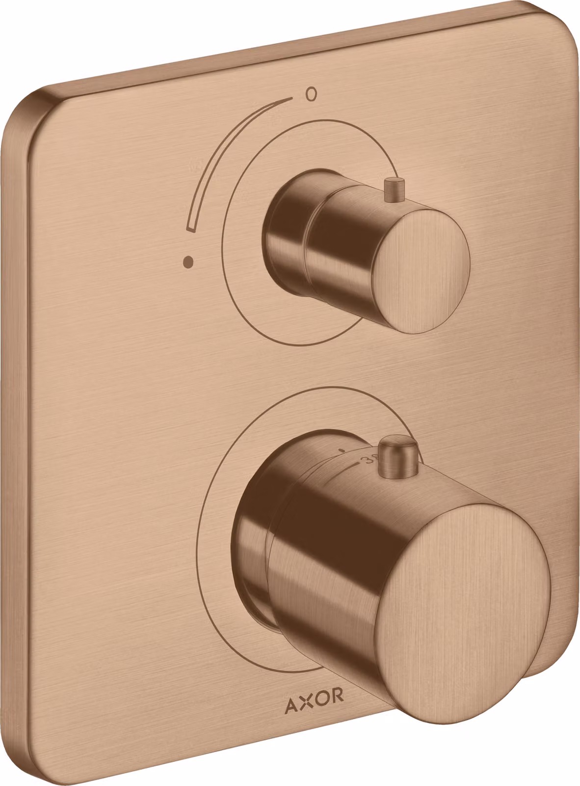 hansgrohe AXOR Citterio M thermostat encastré avec vanne d'arrêt, 34705310, 34705310