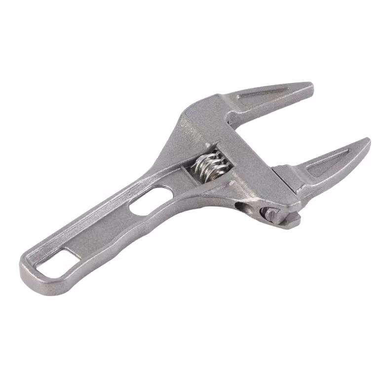 Chiave da bagno, chiave regolabile, chiave regolabile per scarico del bacino, chiave di grande apertura, chiave, strumenti per la riparazione dei tubi del bagno