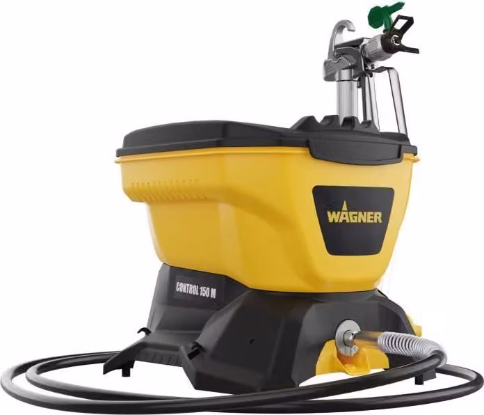 Spruzzatore airless WAGNER Control Series CS150M, serbatoio da 5,5 litri, 2 ugelli, giallo